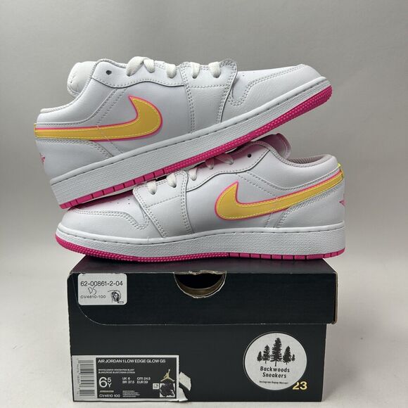 Nike Shoes Air Jordan Air Jordan 1 Low GS “Edge Glow” 2023 - Picture 2 of 5